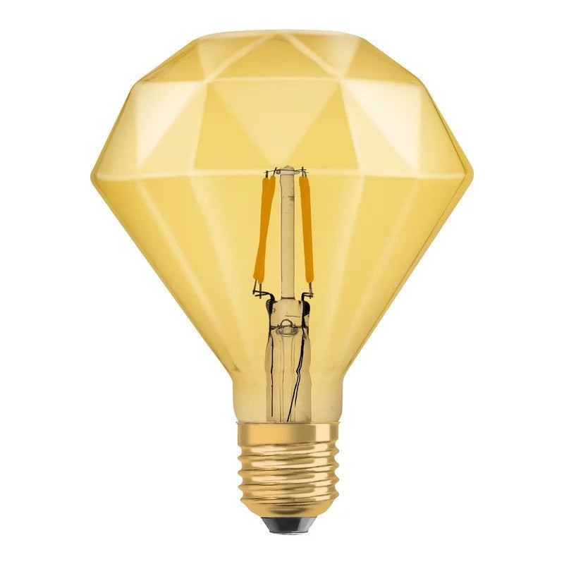 LED ЛАМПА VINTAGE 1906 LED CL DIAMOND FIL GOLD 40/4,5W/825 E LEDVANCE