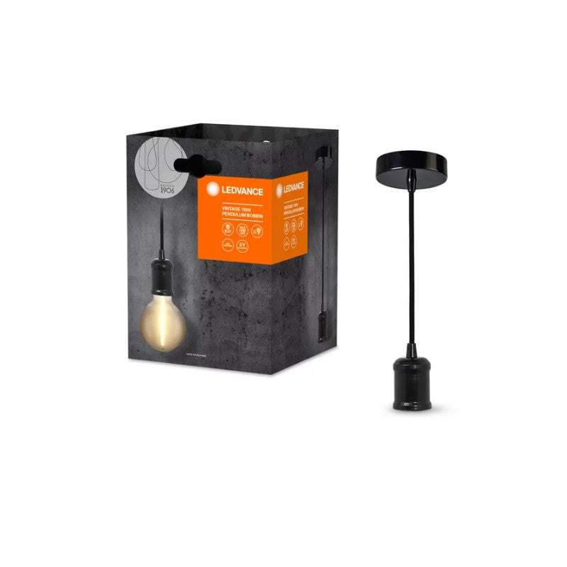 LED ЛАМПА VINTAGE 1906 PENDULUM BOBBIN LEDVANCE - BLACK MATT