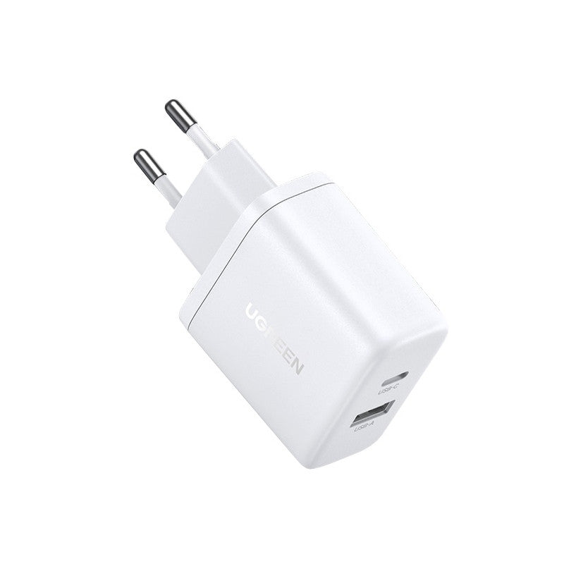 УНИВЕРСАЛНО ЗАРЯДНО УСТРОЙСТВО X227 220V 1xUSB-C 1xUSB A 20W mini Б UGREEN
